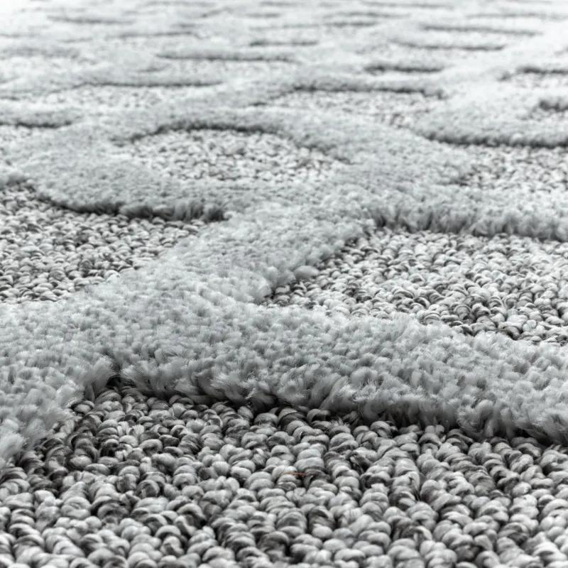 Ayyildiz koberce Kusový koberec Pisa 4702 Grey kruh - 120x120 (priemer) kruh cm