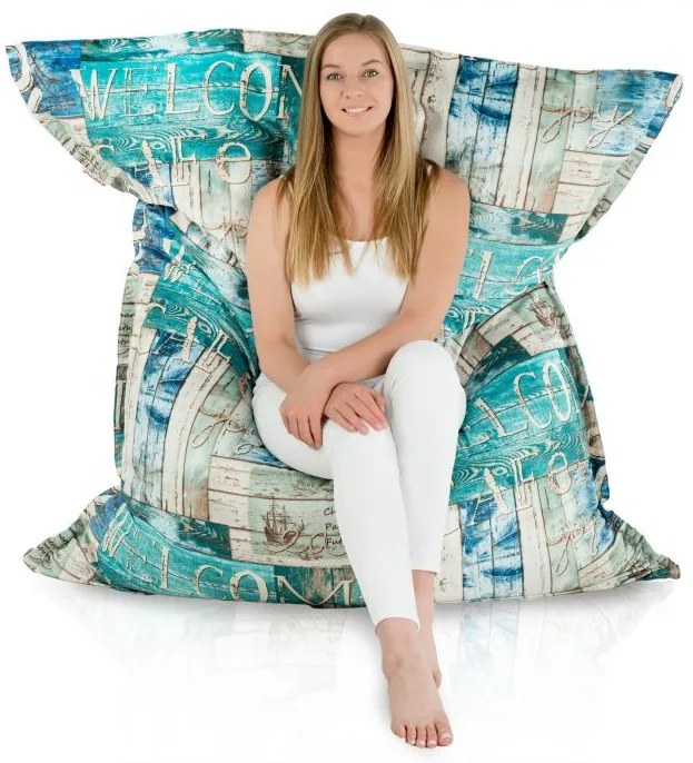 Sedací vak Hampton – veľký vankúš na sedenie a ležanie (XL/XXL) Veľkosť: XXL