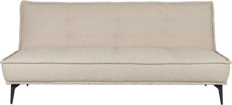 Béžová rozkladacia pohovka z textílie buklé 184 cm Cielke – White Label
