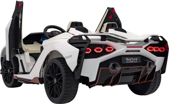 Elektrické autíčko Lamborghini SIAN biele