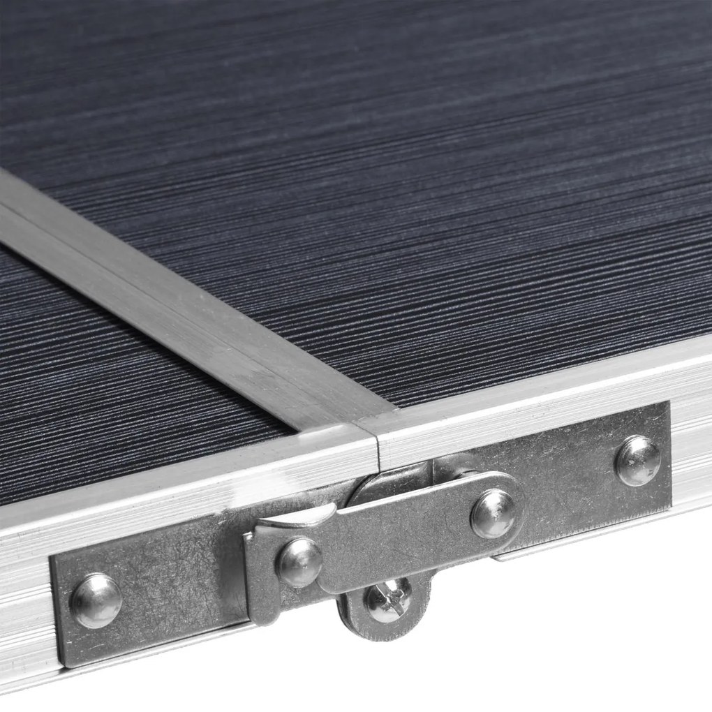 Kempingový rozkladací stôl TRIP 120x60 cm čierny