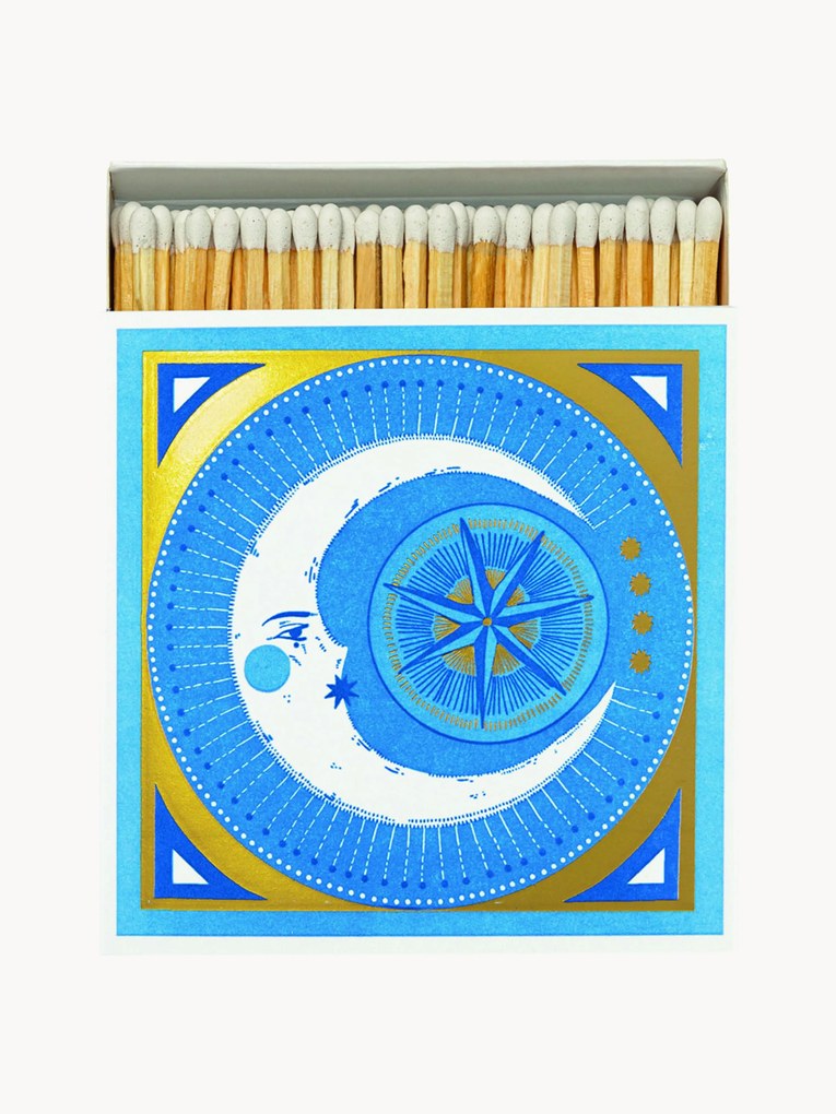 Dizajnová zápalková krabička Golden Moon