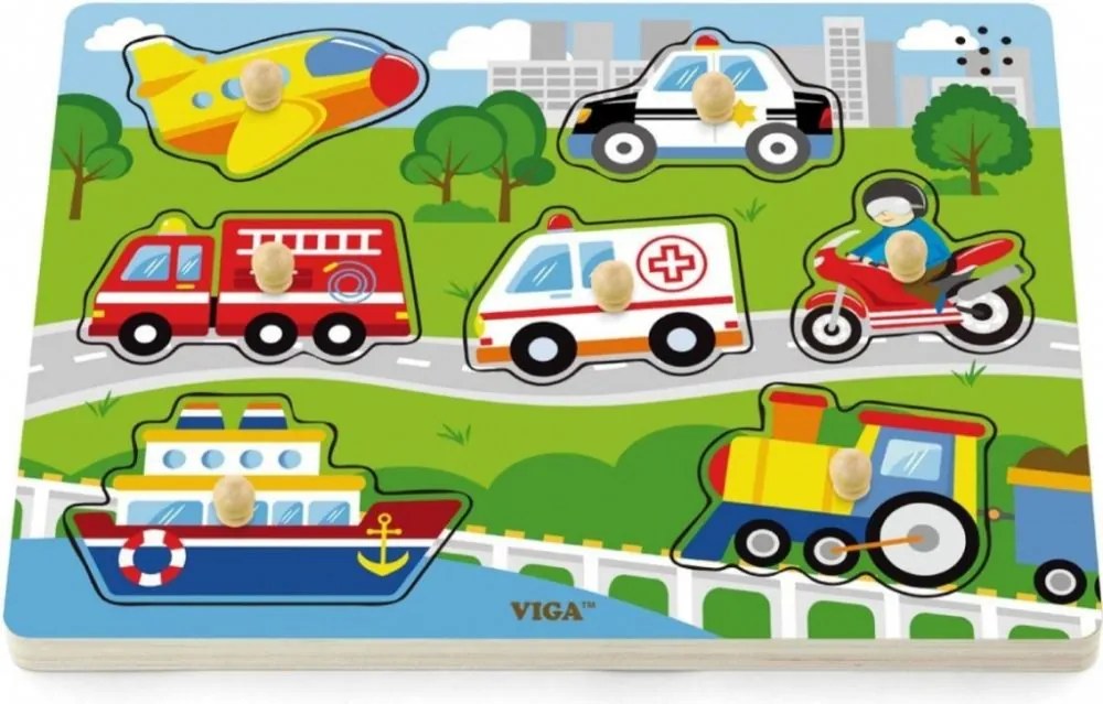Viga Drevené puzzle pravé - Zvuk