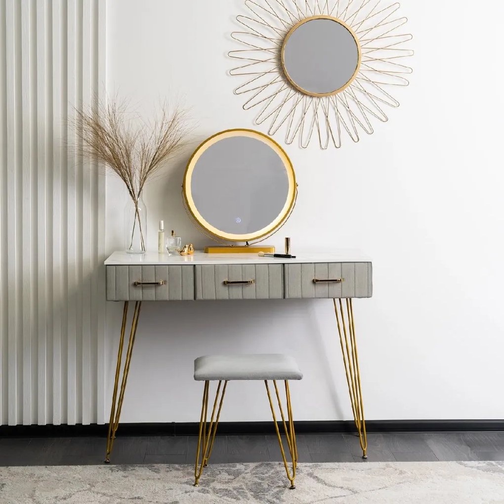 PROXIMA.store - Toaletný stolík SANDY FARBA: ružová