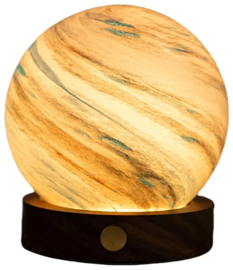 Hnedá/tmavo prírodná svetelná dekorácia na USB ø 8 cm Polar Cloud – Gingko