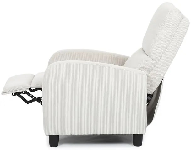 Autronic BONTEC Relaxačné kreslo, béžová, menčestrová látka, TV-4011 BGE2 Farba: Šedá