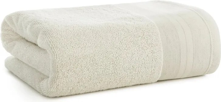 Dekorstudio Bavlnený uterák LINEN - mäkký a savý uterák v krémovej farbe Rozmer uteráku: 50x90cm