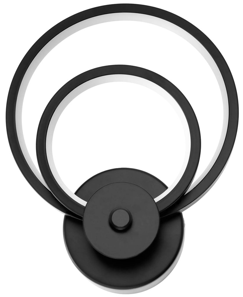 Toolight Toolight, LED nástenné svietidlo APP1042-W, čierna, OSW-03622