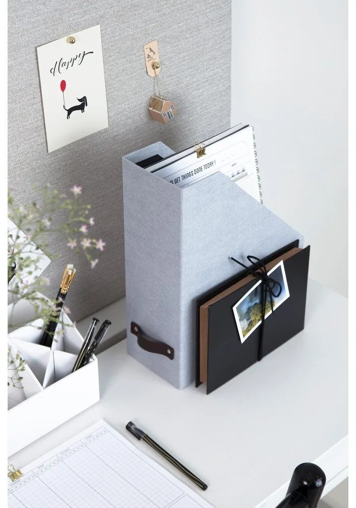 Kartónový organizér pre dokumenty Estelle Canvas Paper Laminate – Bigso