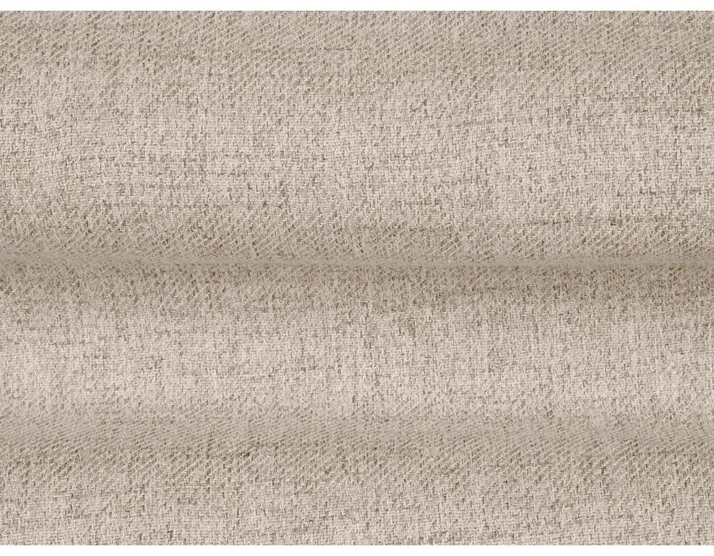 Béžová čalúnená dvojlôžková posteľ s úložným priestorom a roštom 160x200 cm Mamaia – Micadoni Home