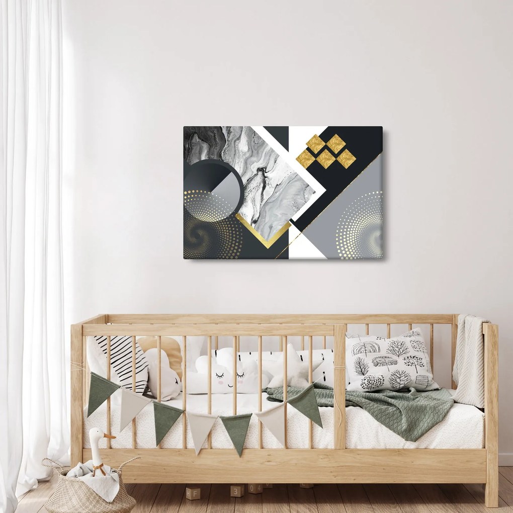 Obraz - Texturoavná koláž (90x60 cm)
