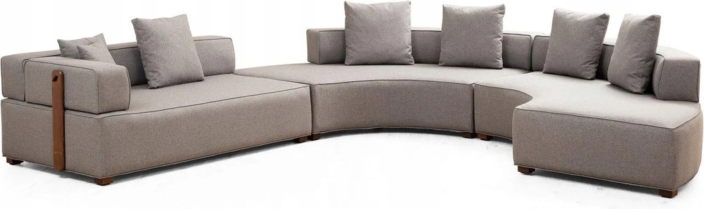 Rohová sedačka Gondulatta 2 (L) (sivá)