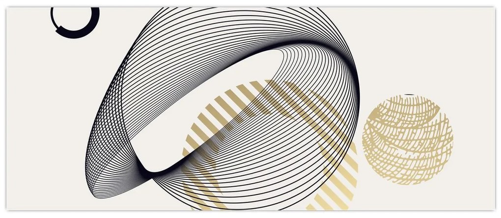 Obraz - Geometrické tvary N⁰3 (120x50 cm)