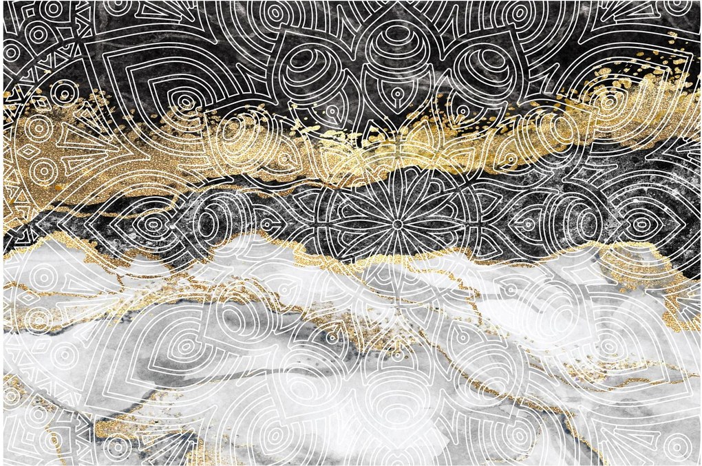 Obraz - Mandala v mramore (90x60 cm)