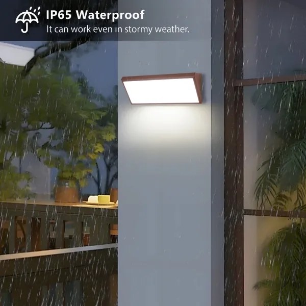 Brilagi - LED vonkajšie nástenné svietidlo TRIANGLE LED/42W/230V hnedé IP65