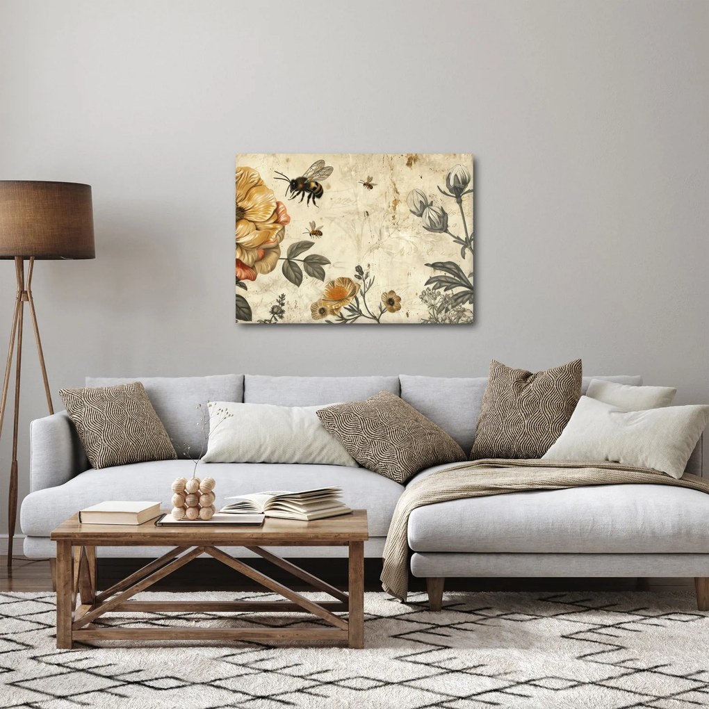Obraz - Včelia lúka (70x50 cm)