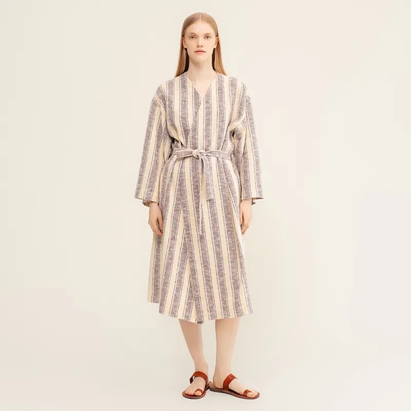 Župan Kaapelitehdas, bielo-hnedo-modrý, Veľkosť M