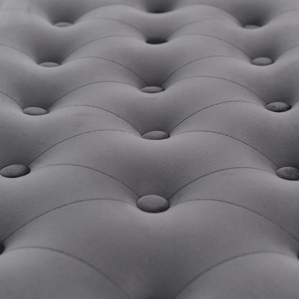 domtextilu.sk Lavica do predsiene v sivej farbe 80 cm 14895