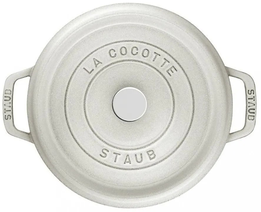 Staub Cocotte hrniec okrúhly 26 cm biela hľuzovka , 11026107