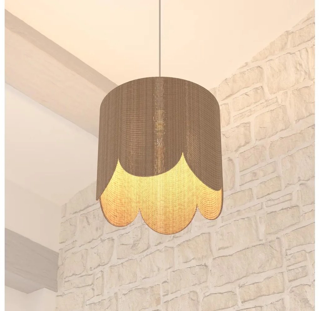 Atmosphera - Luster na lanku JANICE 1xE27/40W/230V juta