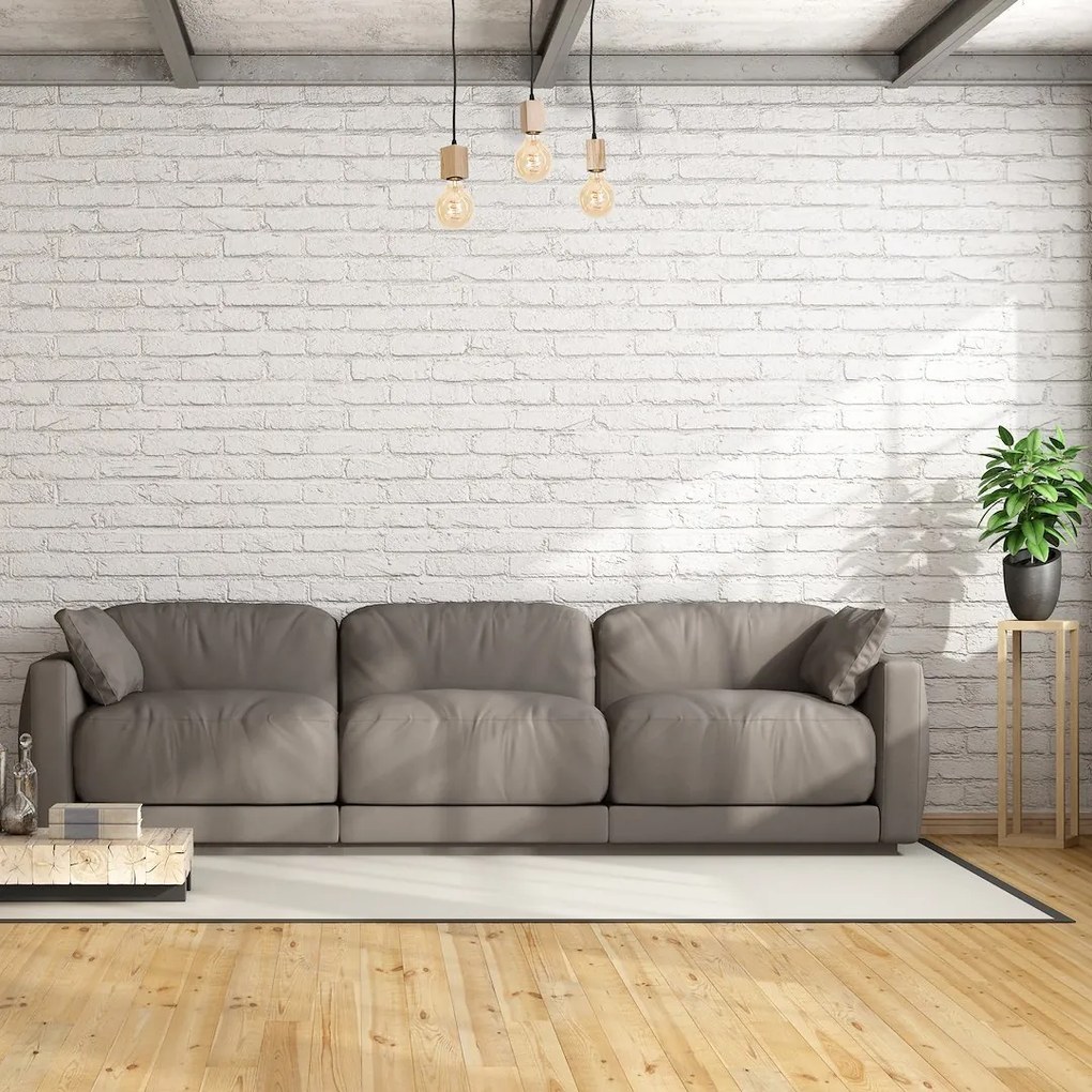 Závesné svietidlo Jack 3, drevené telo svietidla