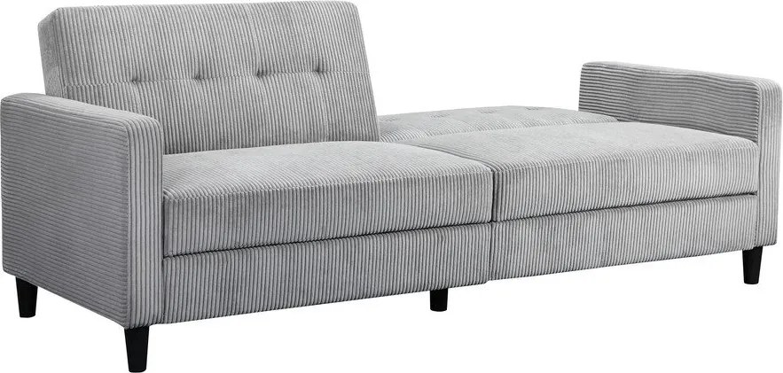 Svetlosivá menčestrová rozkladacia pohovka 82 cm Hartford – Støraa