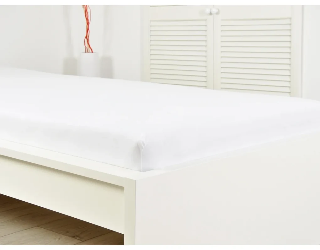 4Home jersey prestieradlo Ideál biela, 140 x 200 cm