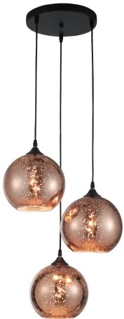 Rustikálny luster Blaze 35 medená