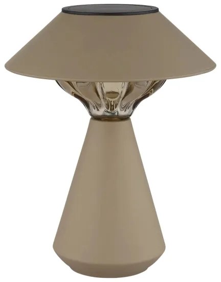 Globo 36639S - LED Solárna lampa 10xLED/0,06W/1,2V IP44 hnedá