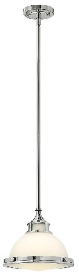 Hinkley HK-AMELIA-P-S-CM - Luster na tyči AMELIA 1xE27/60W/230V lesklý chróm