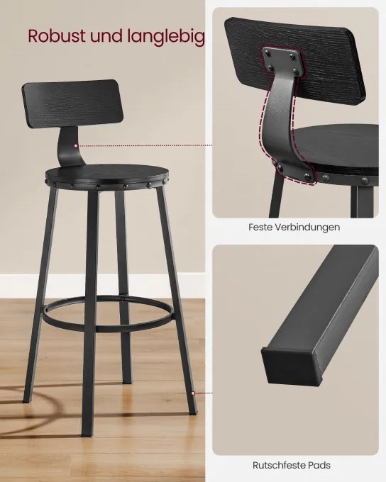 Set vysokých barových stoličiek LBC026B56V1