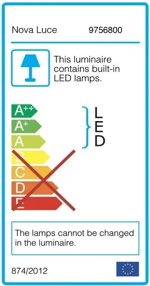Vonkajšie LED lampa Pax A 135 čierne