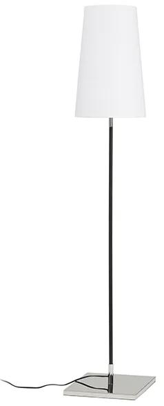 RENDL R12466 LULU stojanová lampa, dekoratívne biela/čierna chróm