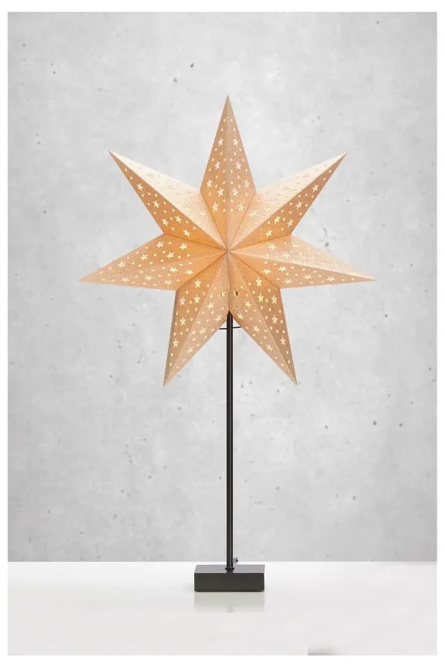 V zlatej farbe vianočná svetelná dekorácia ø 45 cm Solvalla – Markslöjd