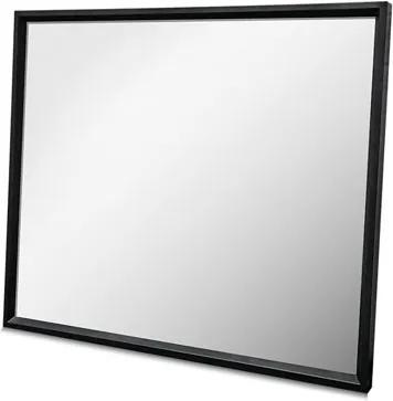 Bighome - Zrkadlo WATOU 110x130 cm, čierna