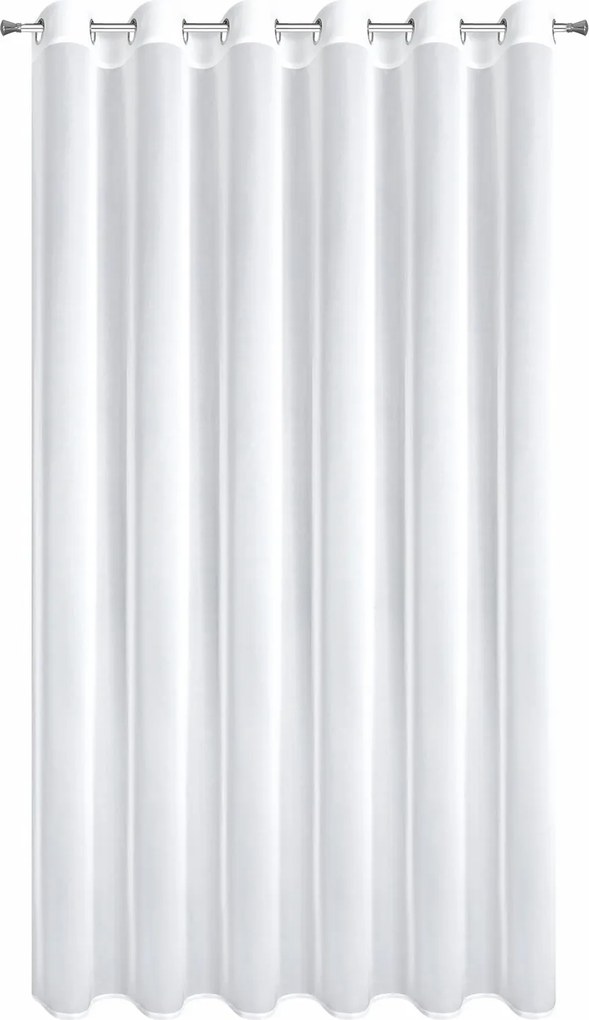 ZÁCLONA NA KRÚŽKOCH TINA 350X270 CM BIELA