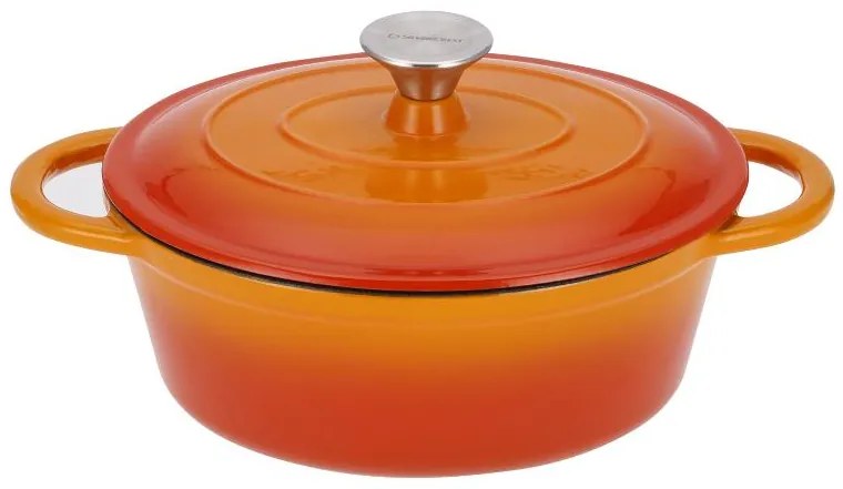 Silvercrest®  Liatinový pekáč, 3 l (oranžová)  (100393109)