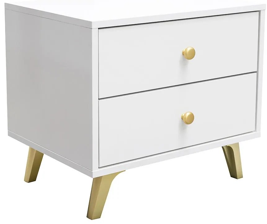 Nočný Stolík Siena biela