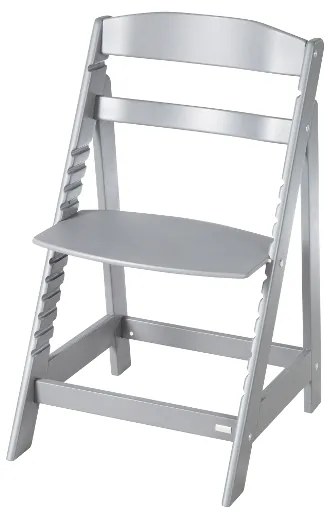 roba Detská drevená vysoká jedálenská stolička Sit Up (sivá/flex)  (100306933)