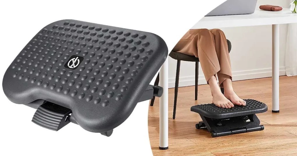 Kancelárska podnožka s nastaviteľnou výškou