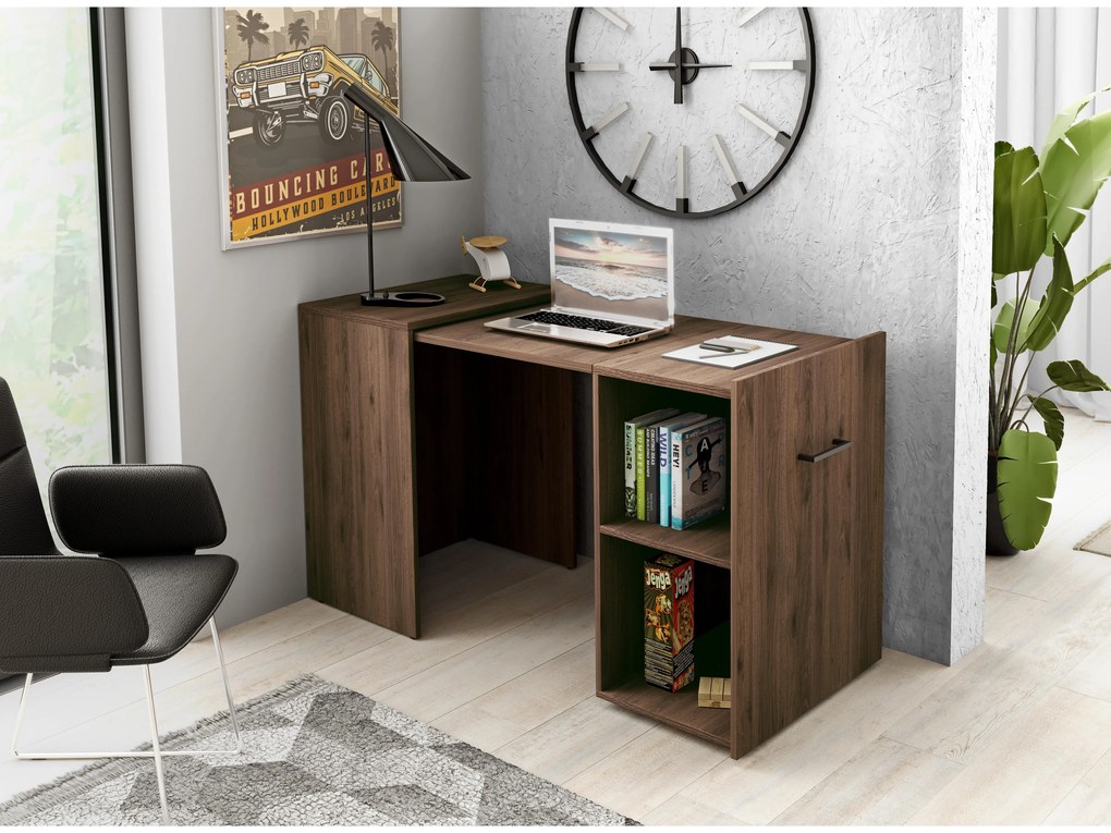 PC stolík Smartie (orech okapi). Akcia -22%. Vlastná spoľahlivá doprava až k Vám domov. 1108247