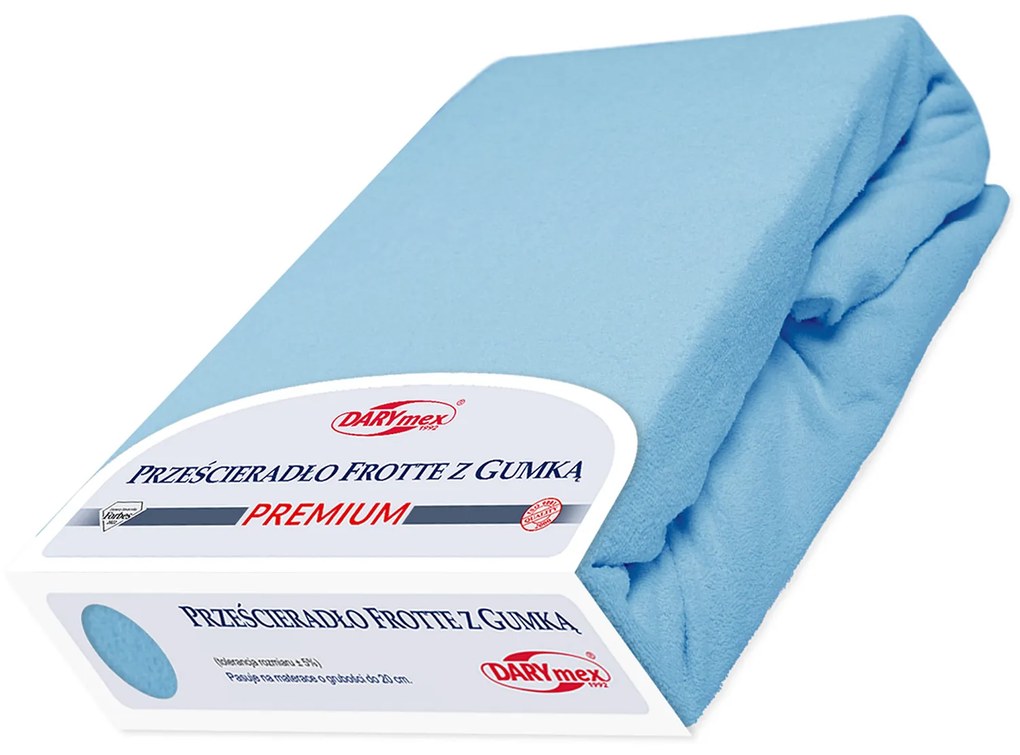 FROTÉ PRESTIERADLO PREMIUM 180X200 CM MODRÉ