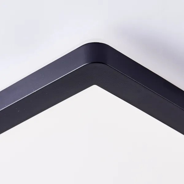 Brilliant - LED stropné svietidlo MILTON LED/24W/230V 42x42 cm čierne