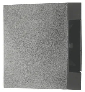 Brilagi - LED exteriérové nástenné svietidlo QUADRAY LED/4W/230V antracitové IP65