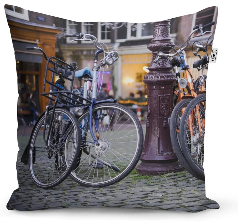 Sablio Vankúš Mestský bicykel - 40x40 cm
