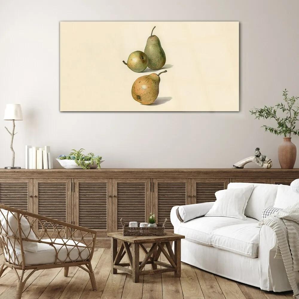 Obraz na skle Moderné ovocie hruška