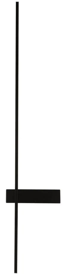 Zuma Line W4100-90BK - LED Nástenné svietidlo ARCO LED/12W/230V čierna ZL0775