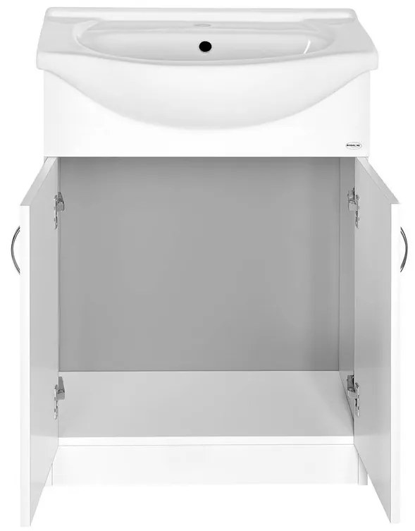 Aqualine Aqualine, SIMPLEX ECO 60 umývadlová skrinka s umývadlom 58,5x83,5x30,7cm, SIME600