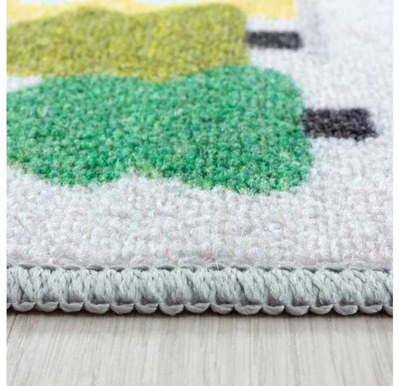 Ayyildiz Detský kusový koberec PLAY 2902, Sivá Rozmer koberca: 100 x 150 cm