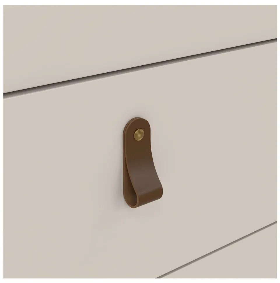 Sivobéžová komoda 82x99x38 cm Madrid – Tvilum